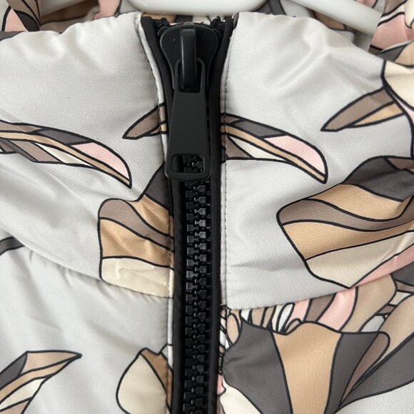 NEW Badgley Mischka Vintage Print Puffer Coat, Size L - Picture 11 of 16